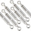 6 Tensores M4 Acero Inox Ajustables Cable