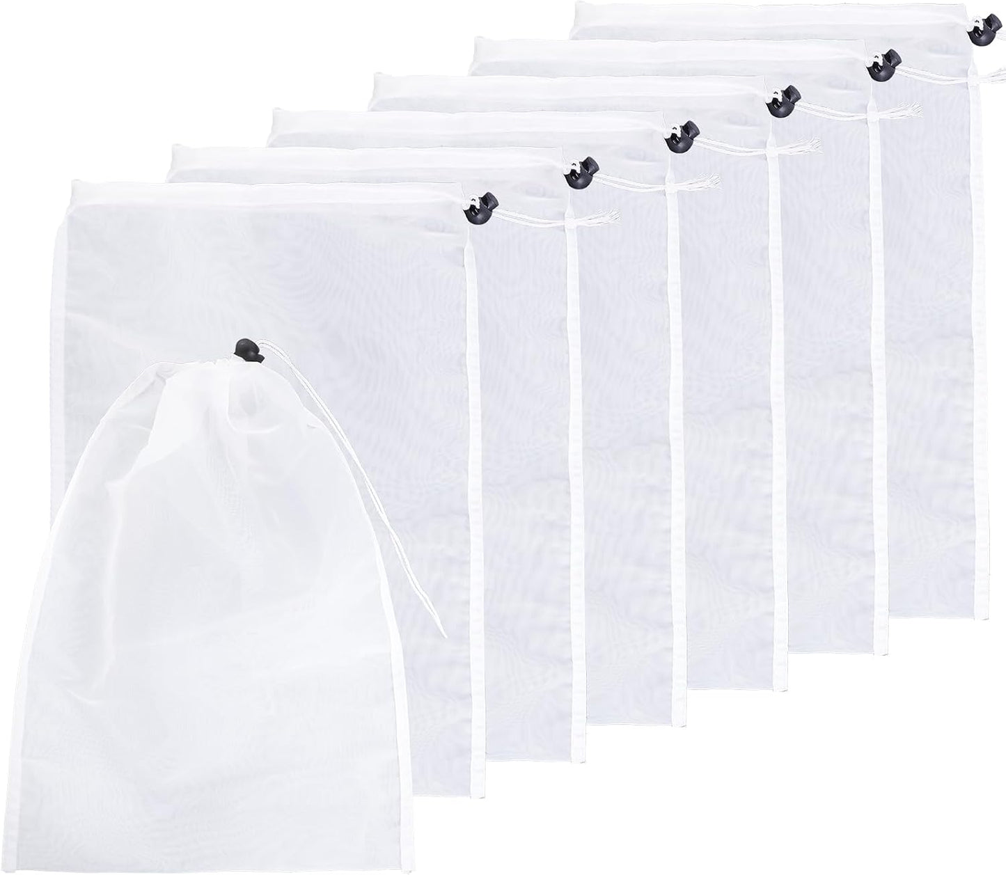 6 Pzas Bolsas Malla para Filtro Vacío Piscinas Acuarios