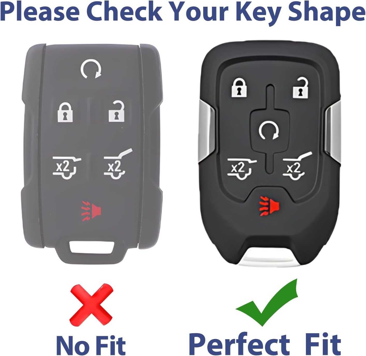 Funda llavero TPU comp GMC Yukon XL Denali Chevy