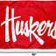 Bandera Nebraska Cornhuskers Script