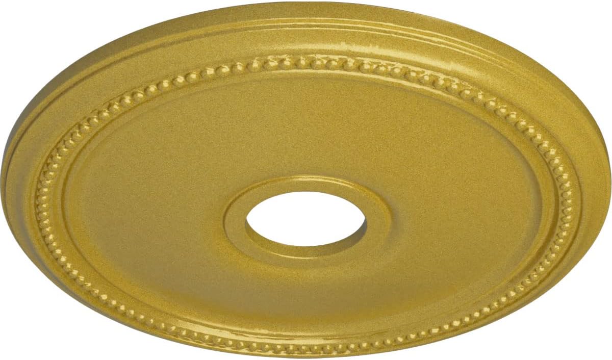 Medallón techo Diane 18x3 5/8x1 1/8 pintado oro