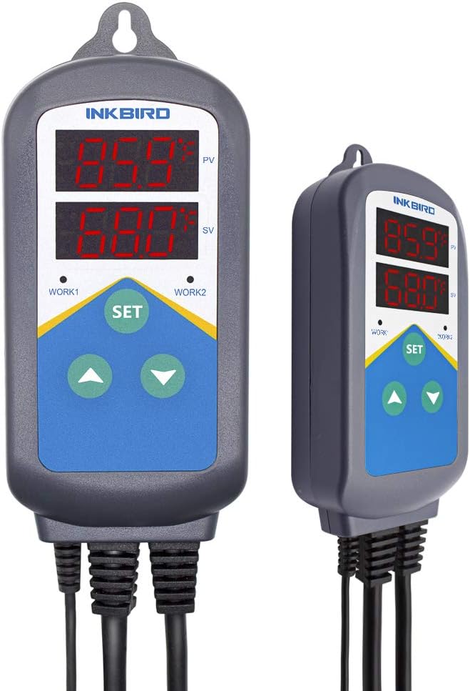 Termostato digital 1200W para calefacción plantas