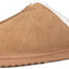 Pantuflas piel oveja suela goma antiderrap tipo mocasín