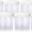 Tarro PET transparente 16oz sin BPA recargable 8 Pzas