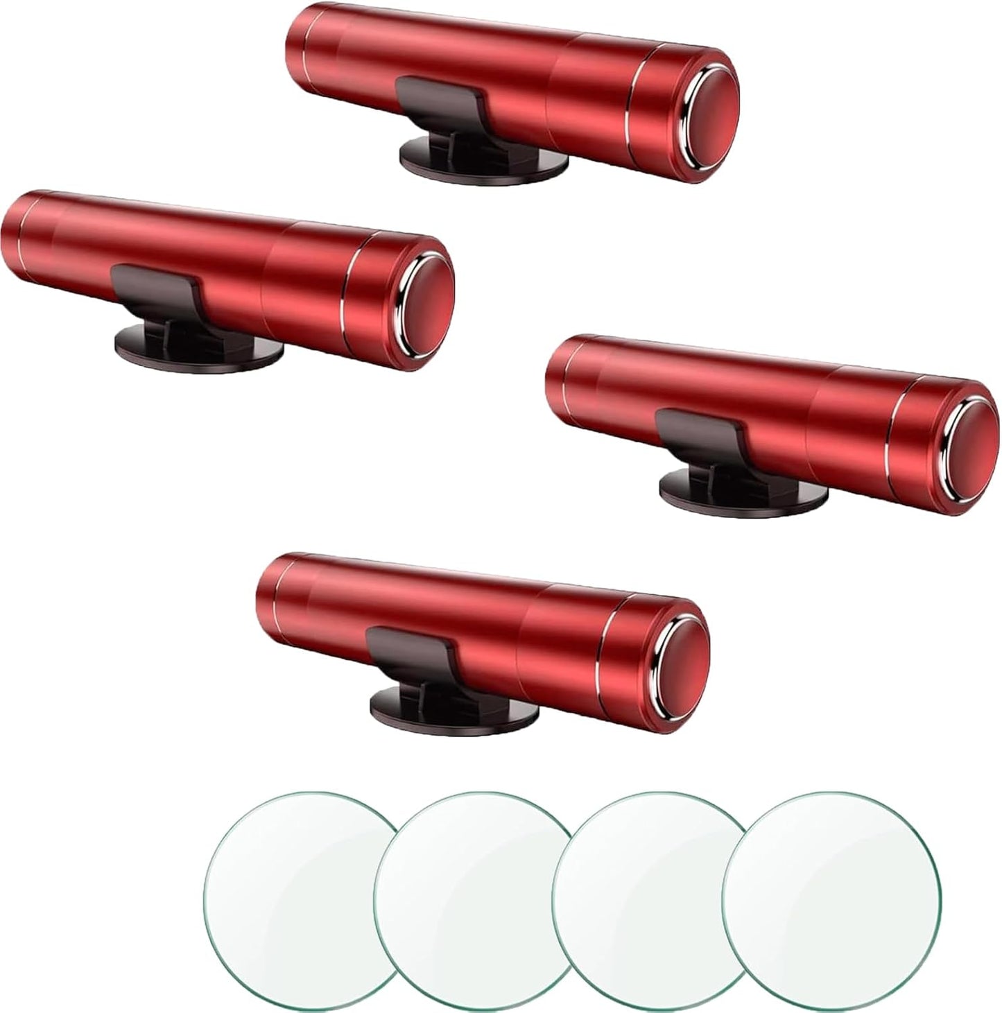 Rompedor de vidrio auto pack 4 herramienta emergencia