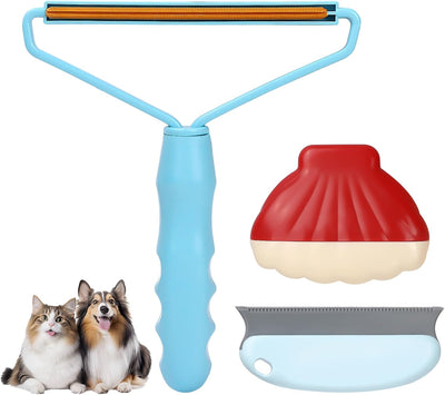 Paquete 3 Herramientas Eliminación Pelo Mascotas Reutilizable
