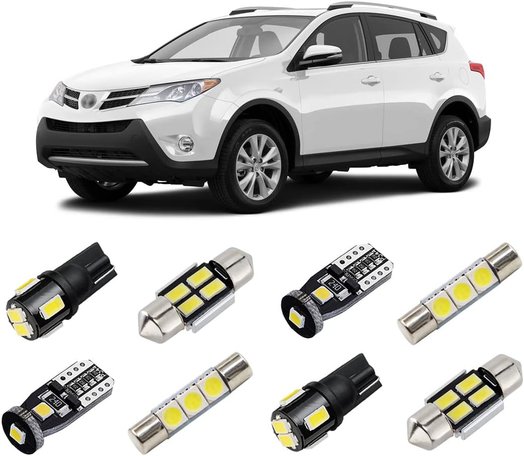 Kit luces LED interiores Toyota 6000K con herramienta