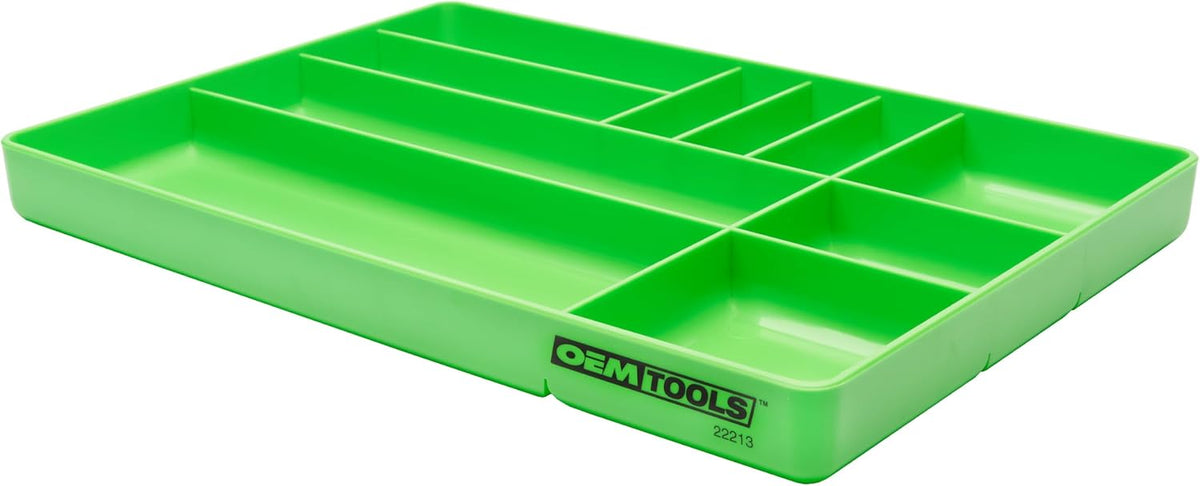 Bandeja organizadora caja herramientas 10 compartimentos apilable