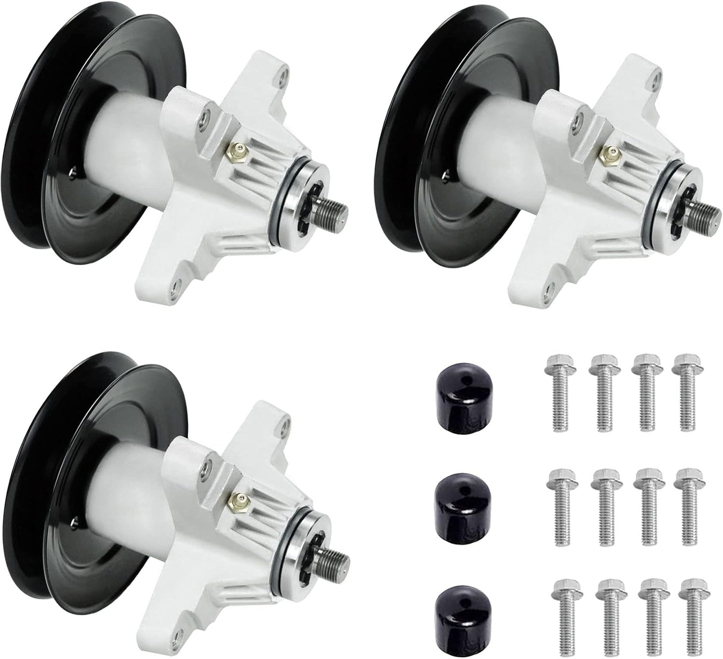 Conjunto husillo polea para Cub Cadet MTD Troy Bilt 3 Uds