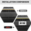 Soporte placa matrícula frontal Ford Bronco Sport negro