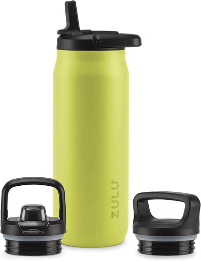 Botella acero inox 32oz con 3 tapas pajita boquilla asa