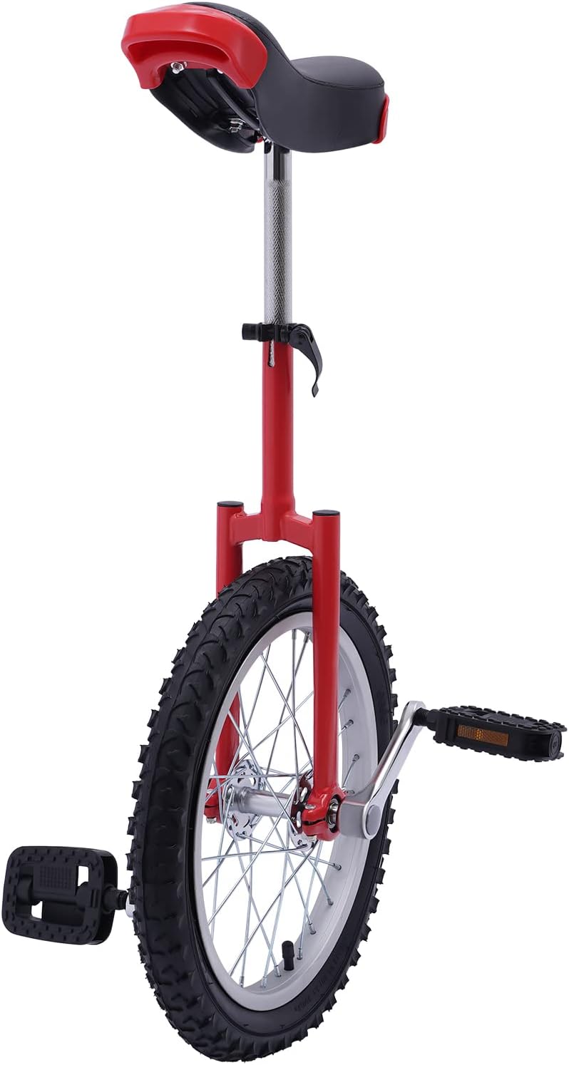 Rueda eléctrica Unicycle 16/24" acero antiderrap asiento
