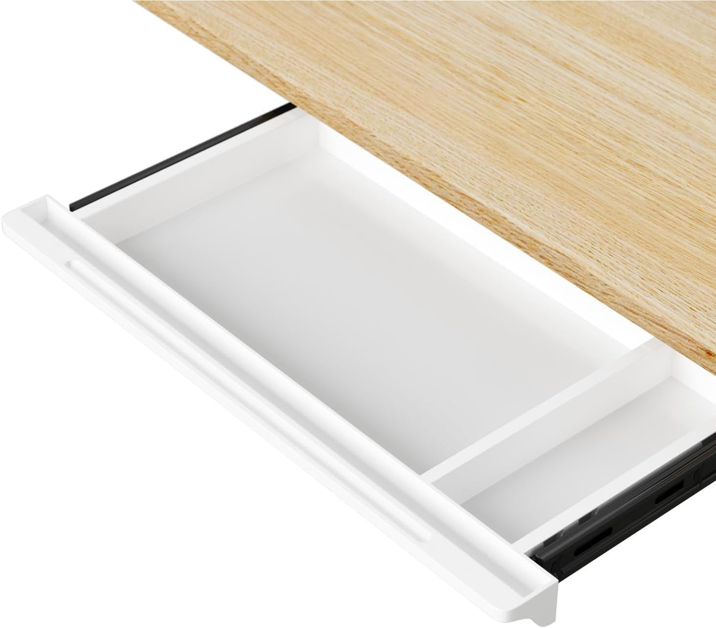 Cajón deslizante para escritorio con rodamientos