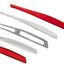 Set 6 cucharaditas acero inox 18/10 colores mezclados Pro-Tech
