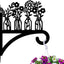 Ganchos hierro para plantas colgantes exterior e interior