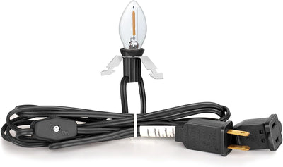 Sistema iluminación LED C7 con cable negro 7.2ft y interruptor