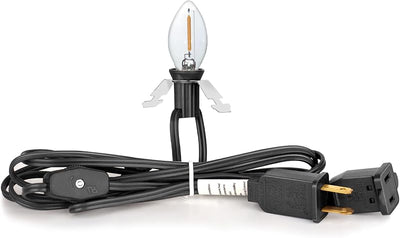 Sistema iluminación LED C7 con cable negro 7.2ft y interruptor