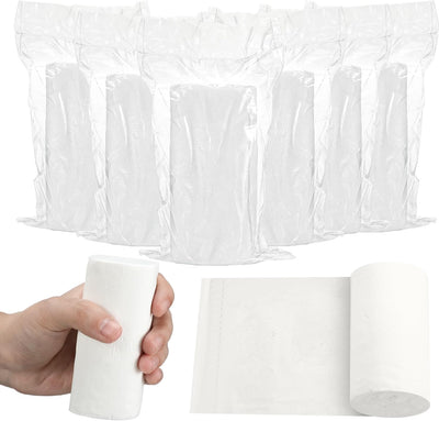 6 Rollos Papel Higiénico Viaje Sin Núcleo Compacto