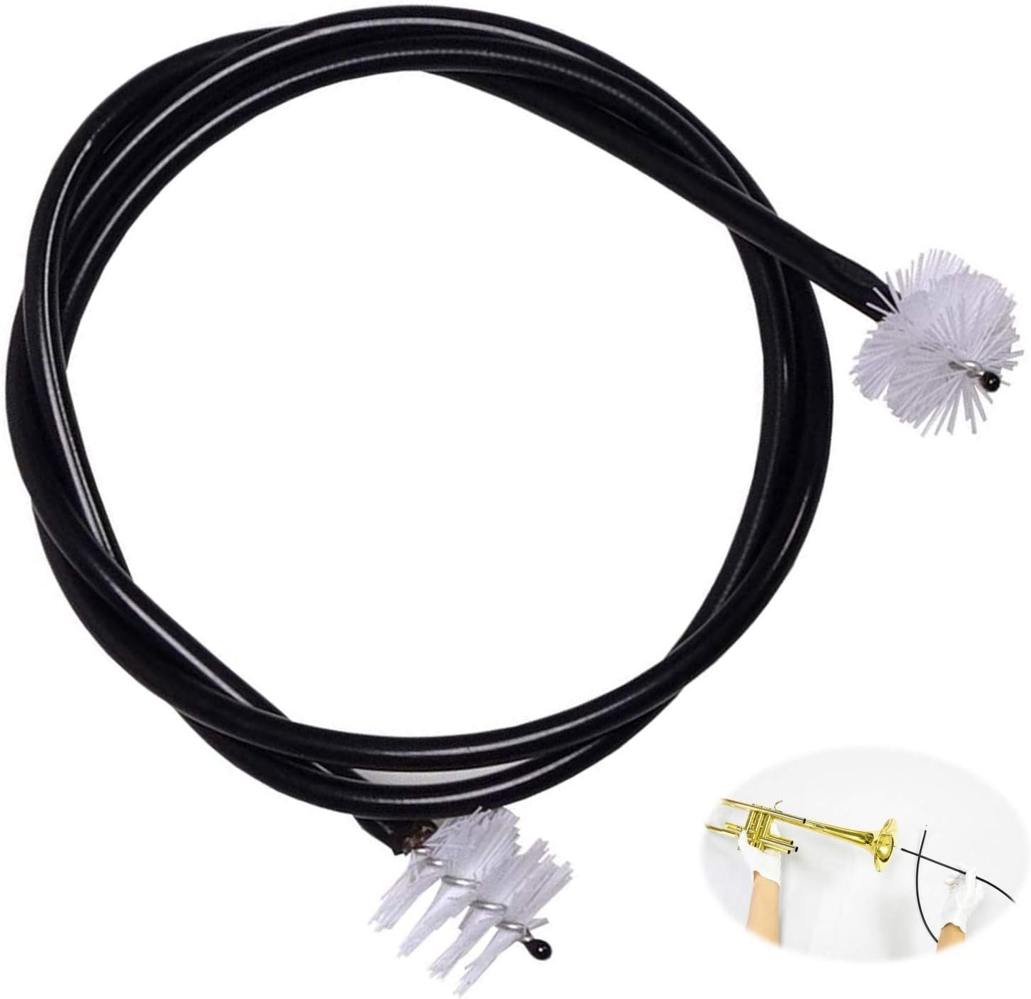 Cepillo flexible para trombón y trompeta 47.2pulg