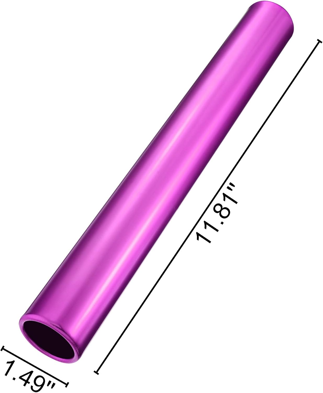 Baton de relevo aluminio 3 Pzas para carreras campo