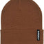 Gorro unisex lana premium puños elegante cálido al aire