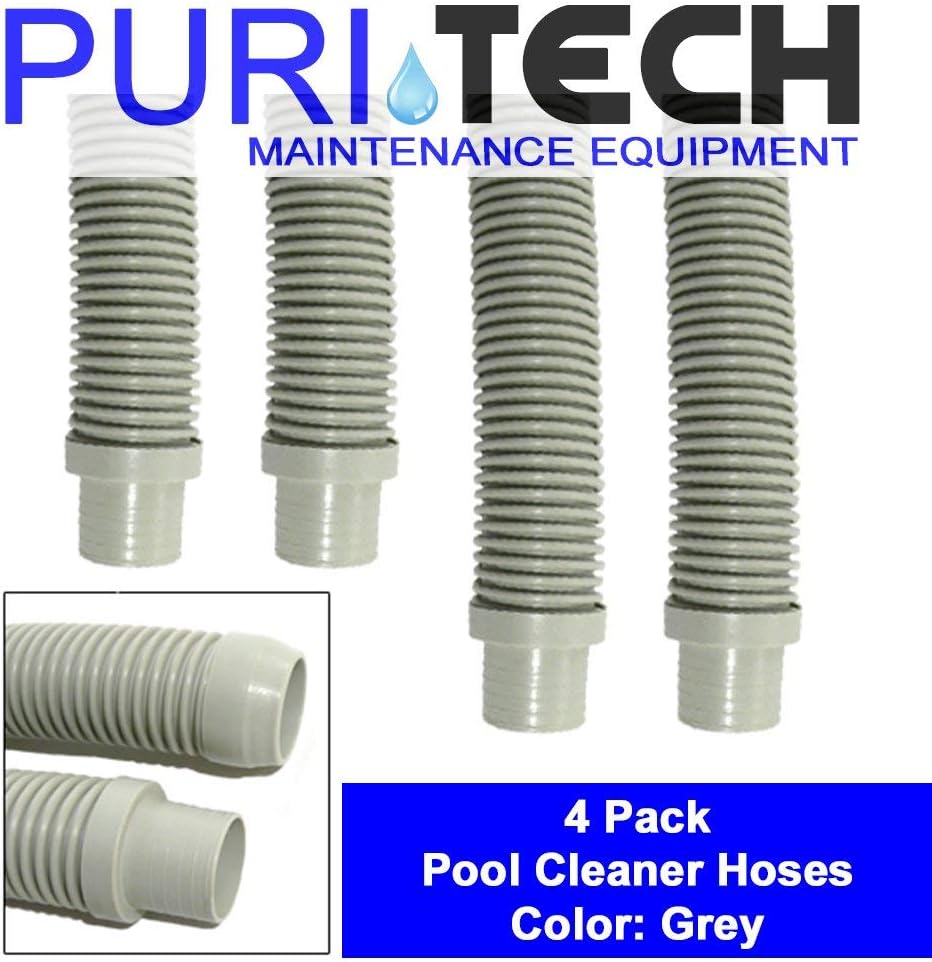 4 Mangueras Succión Pool Vac Ultra Hayward Navigator Gris