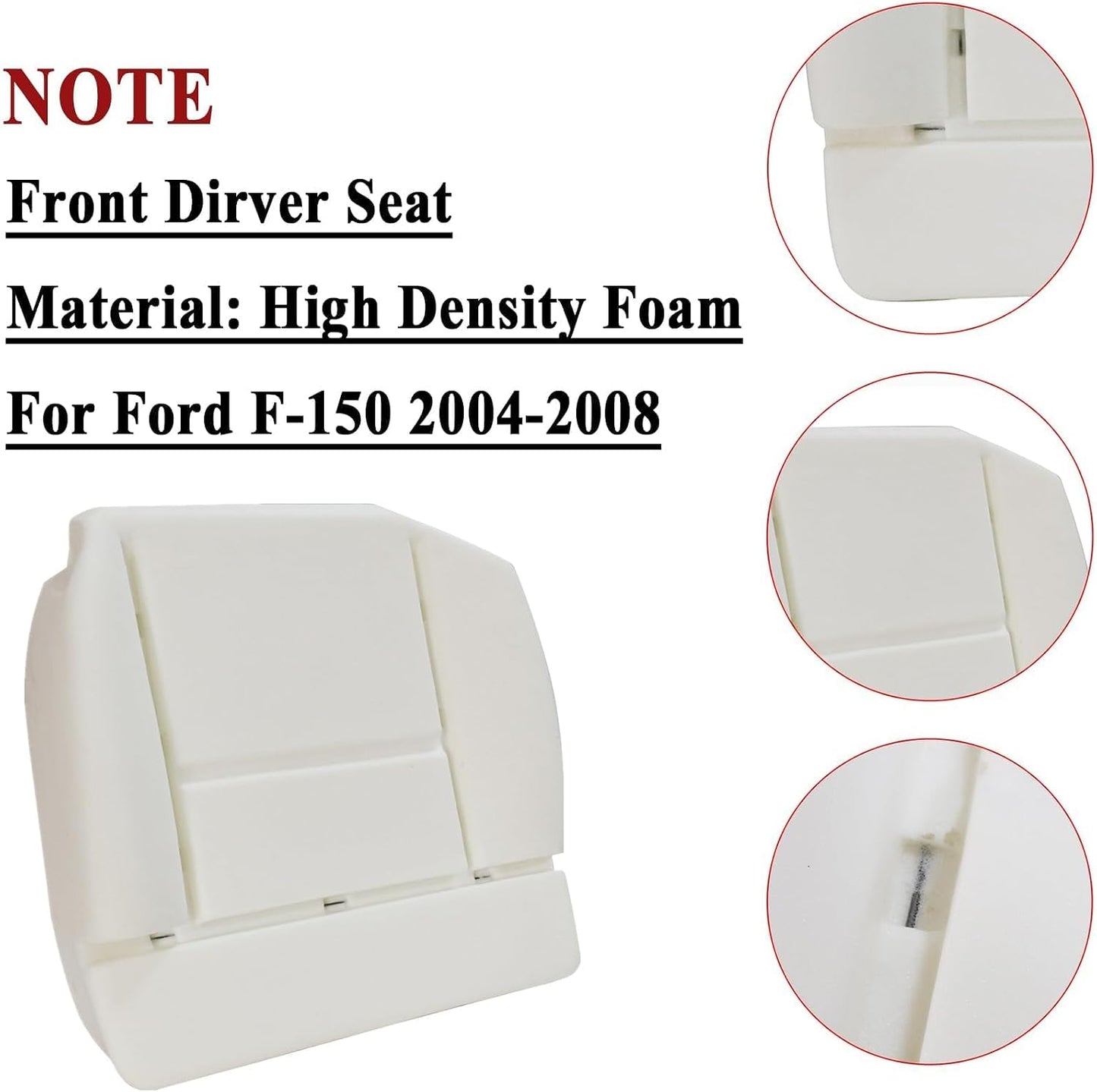 Funda tela repuesto asiento conductor Ford F gris