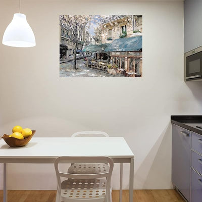 Arte francés Bistro de París I 32x24 pulg