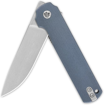 Cuchillo EDC plegable 3.15" Sandvik 14C28N mango G10