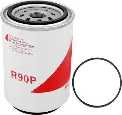 Filtro combustible R90P separador agua 30micron diesel
