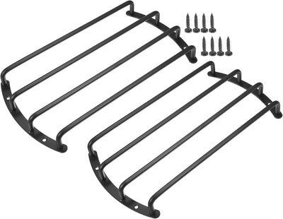 2 Parrilla altavoz universal hierro negro 10" 4 bares