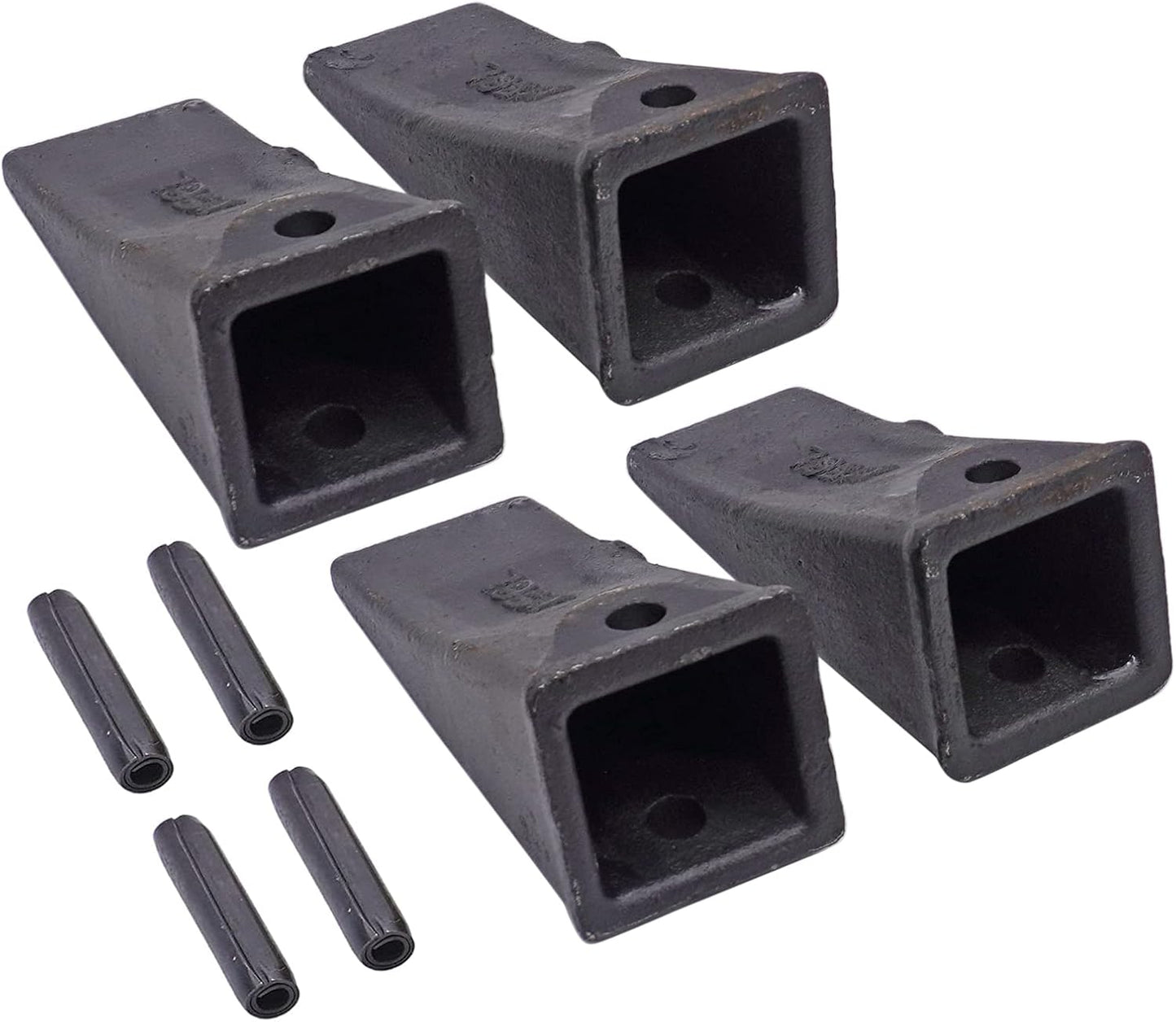 Dientes cubo con pasadores rodillo 4 pack minicargadora