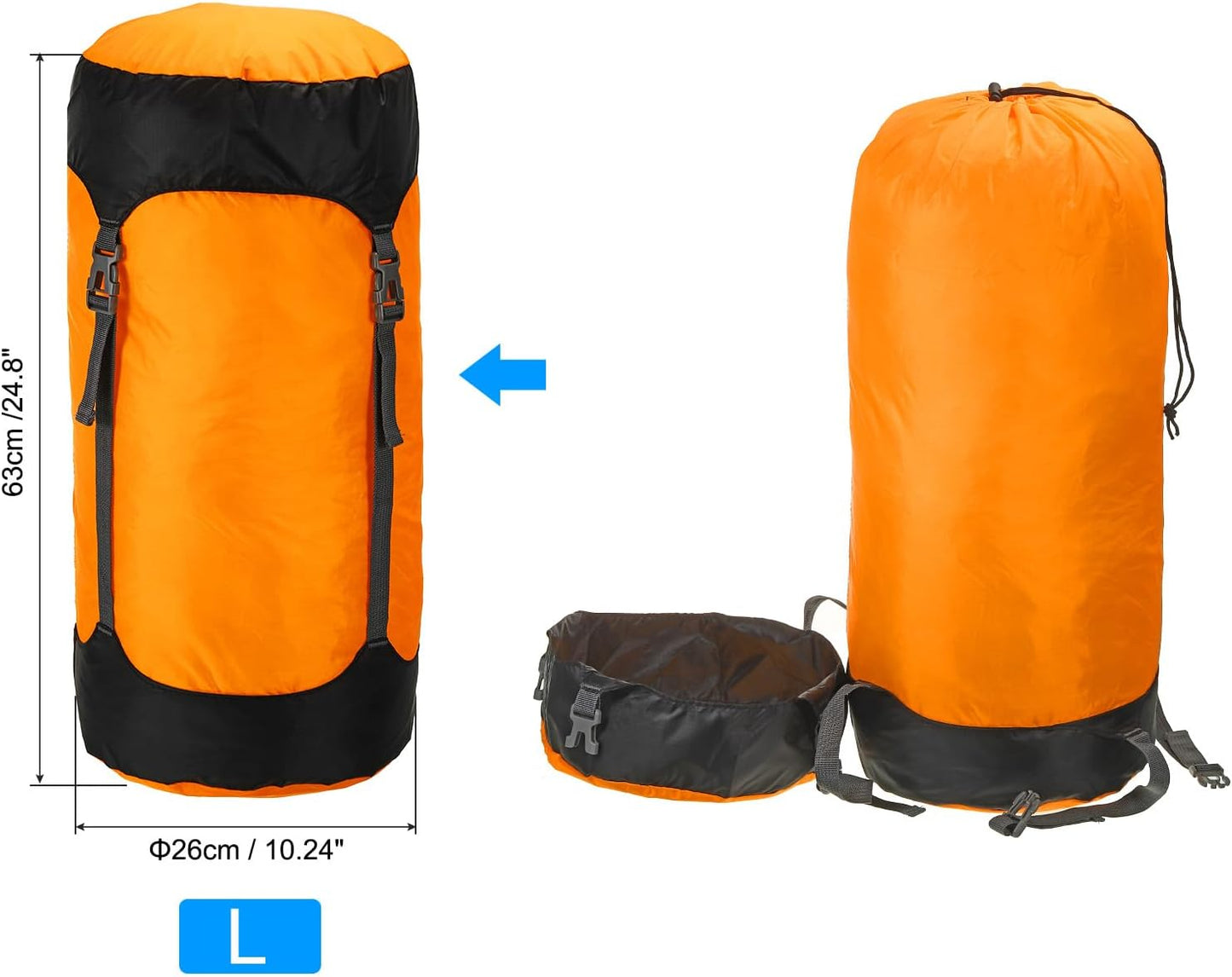 Saco compresión para bolsas dormir impermeables