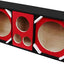 2 Woofers 12" 2 Tweeters Negro