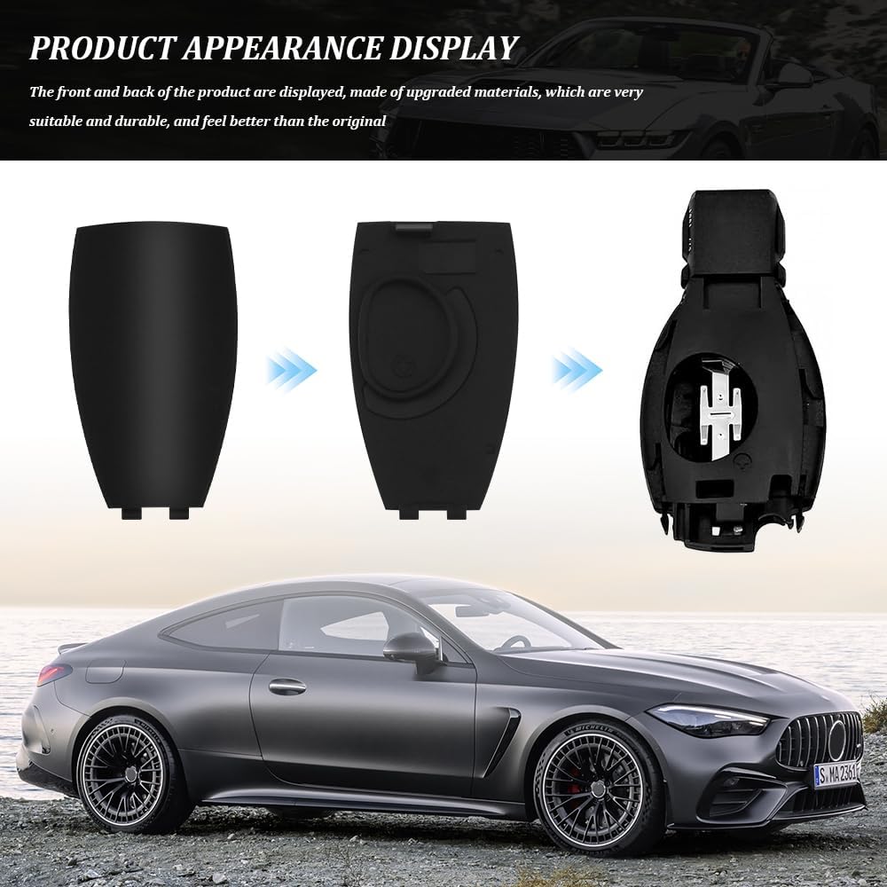 Fundas llave coche 3 botones para Mercedes W169 B W245 C W203