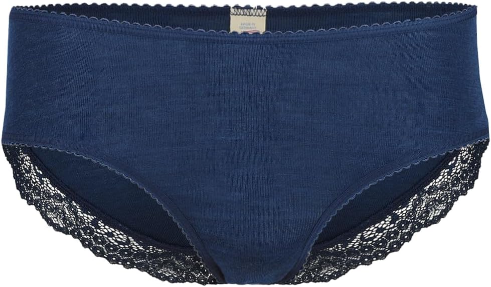 Bragas térmicas mujer seda lana merino con encaje