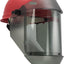 Protector facial arc flash 12 CAL casco rígido serie TCG