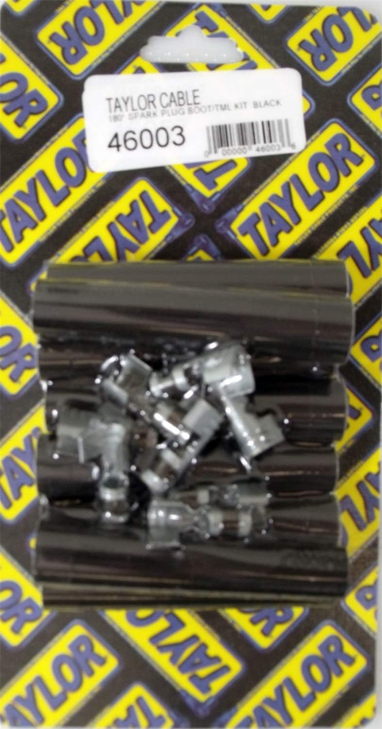 Kit terminales bujías 180 grados negro