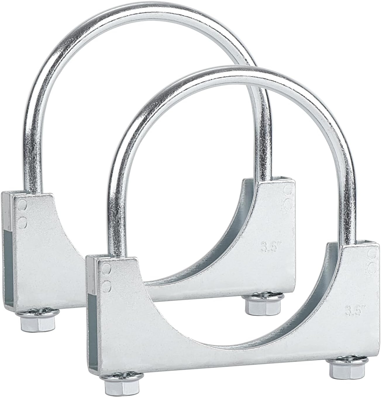 Abrazaderas U 3.5" anticorrosión pack 2