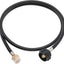 Manguera adaptadora propano 5ft 1libra a 20libra QCC1 tipo 1 negro