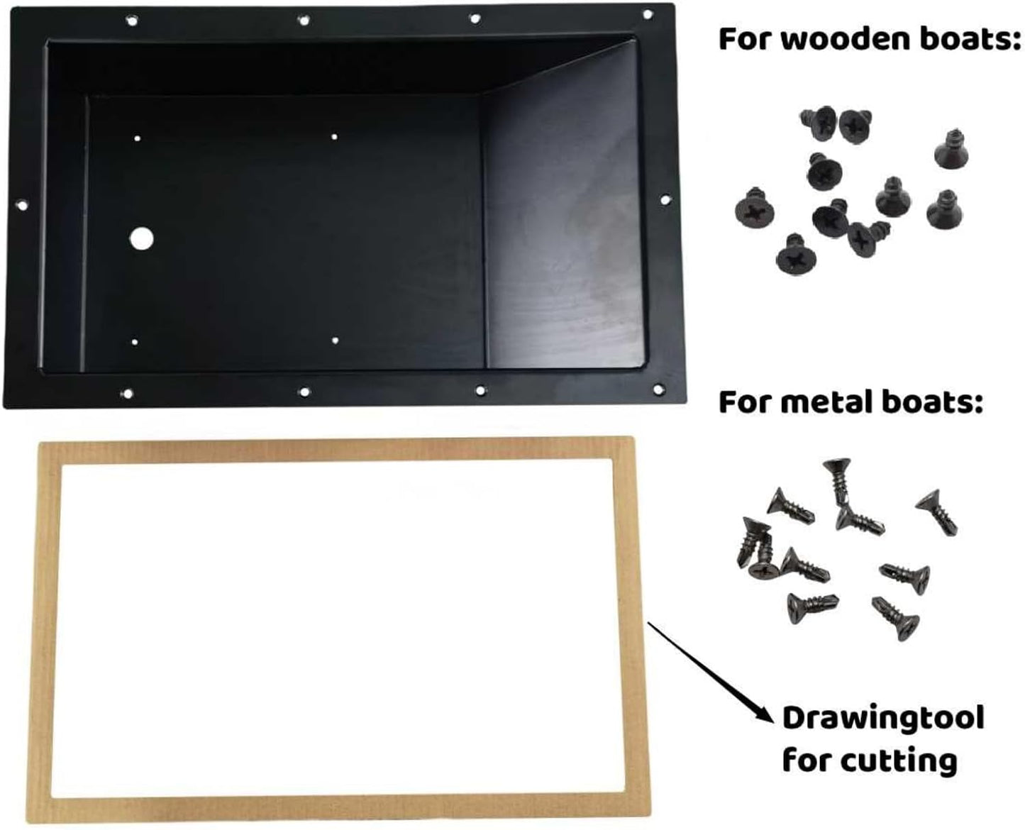 Bandeja pie pedal motor arrastre con cable control aluminio