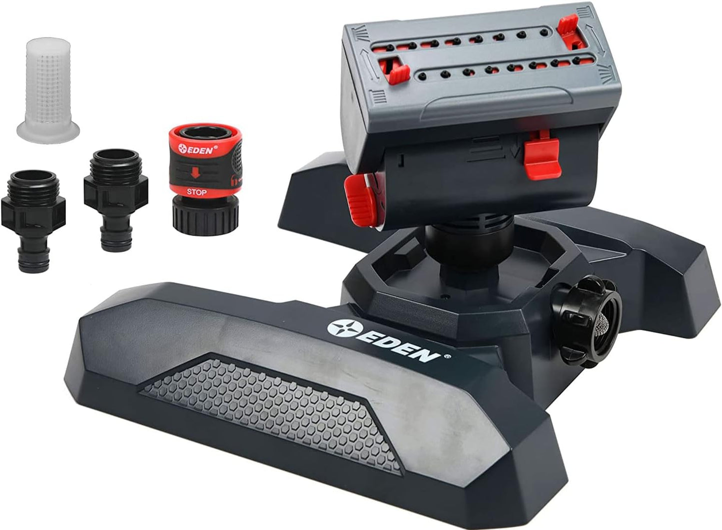 Aspersor turbo 4 vías ajustable 4069pies2 base pesada