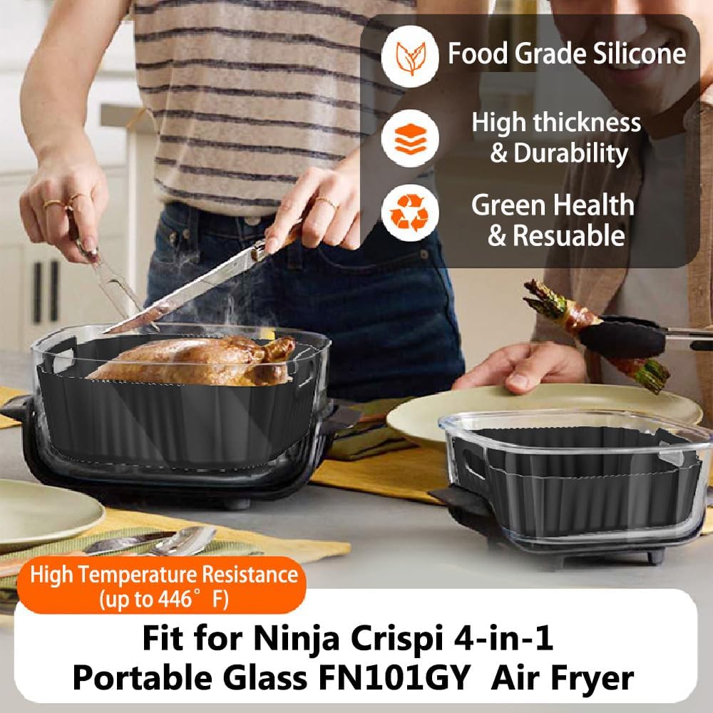 2 Forros Silicona Freidora Aire Ninja Crispi FN101GY