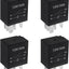 4 Relés Automotriz 5 Pines 12V 30A Multiusos