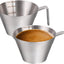 2 Pzas Taza Medidora Acero Inox para Espresso Barista