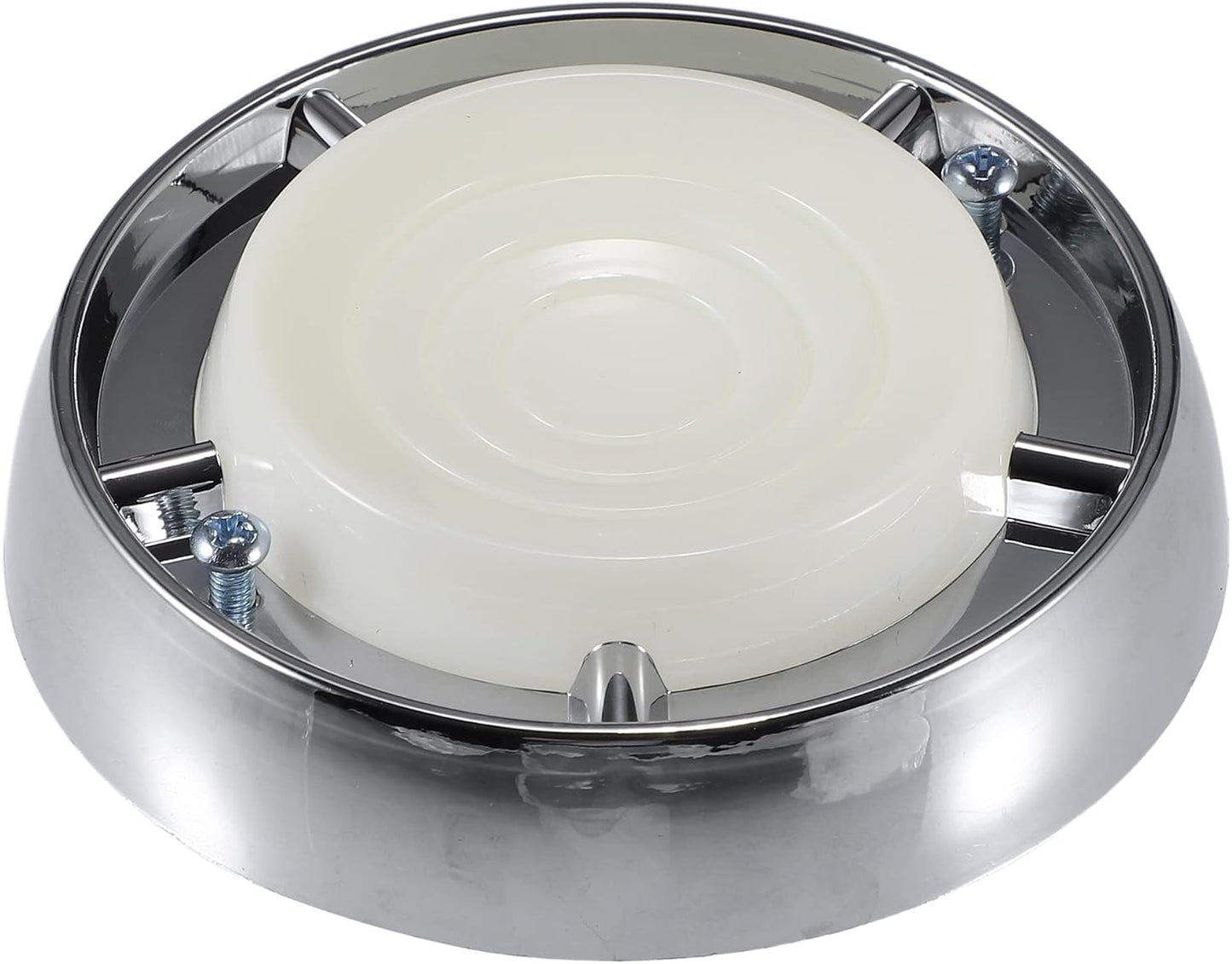 Cubierta lente luz interior Ford Mustang 67-70 tono plateado