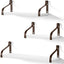 Estantes flotantes madera soporte metal 3 Pzas