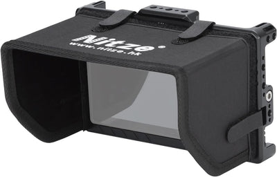 Jaula monitor Feelworld LUT6S con capó HDMI y riel NATO