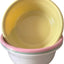 4 Lavabos Plástico Redondos 5qt 11.5x4.3pulg