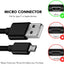Cable Micro USB comp Kindle Fire 6-10 1-8ª gen y Paperwhite